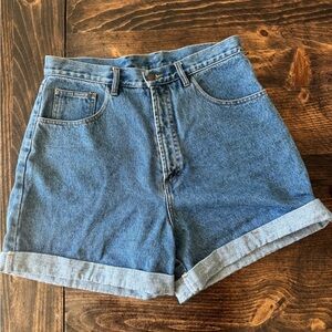 Vintage Jordache High Rise Denim Mom Shorts